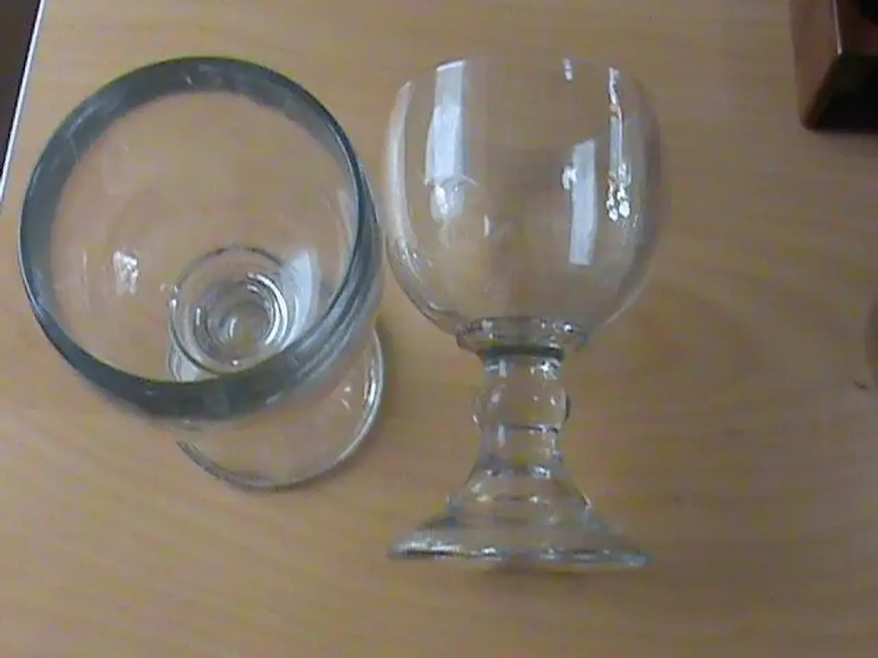 Billede 2 - Glas stager rund til lys/blomst