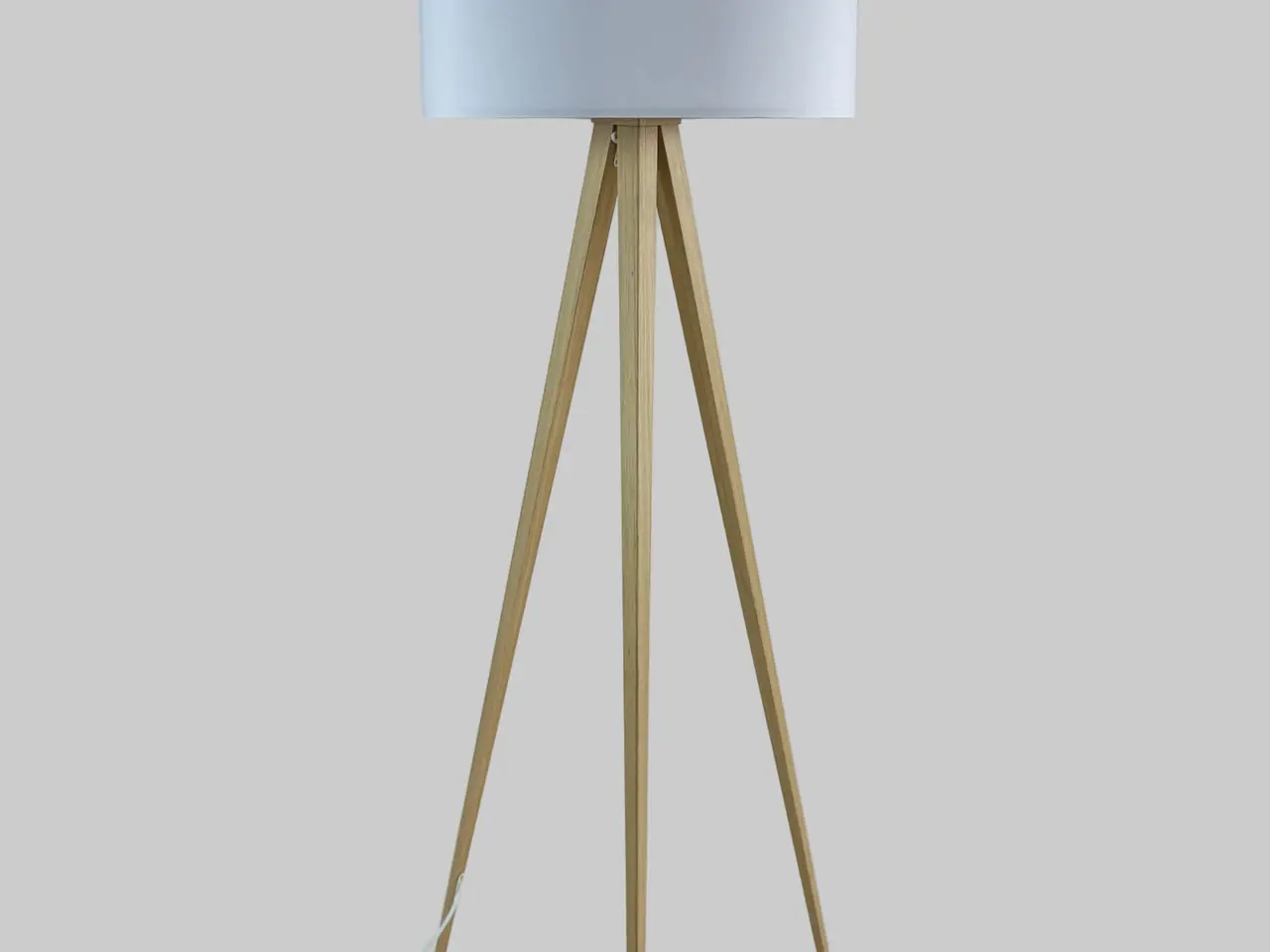 Billede 3 - Zuiver Tripod Gulvlampe – Hvid/Eg Stel