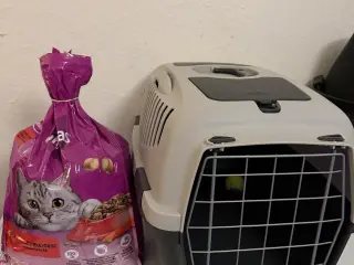 Katte transport og lidt kattemad 