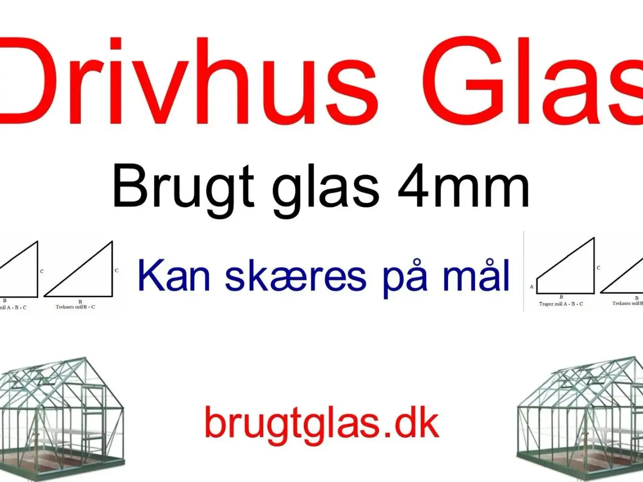 Billede 1 - Drivhus glas