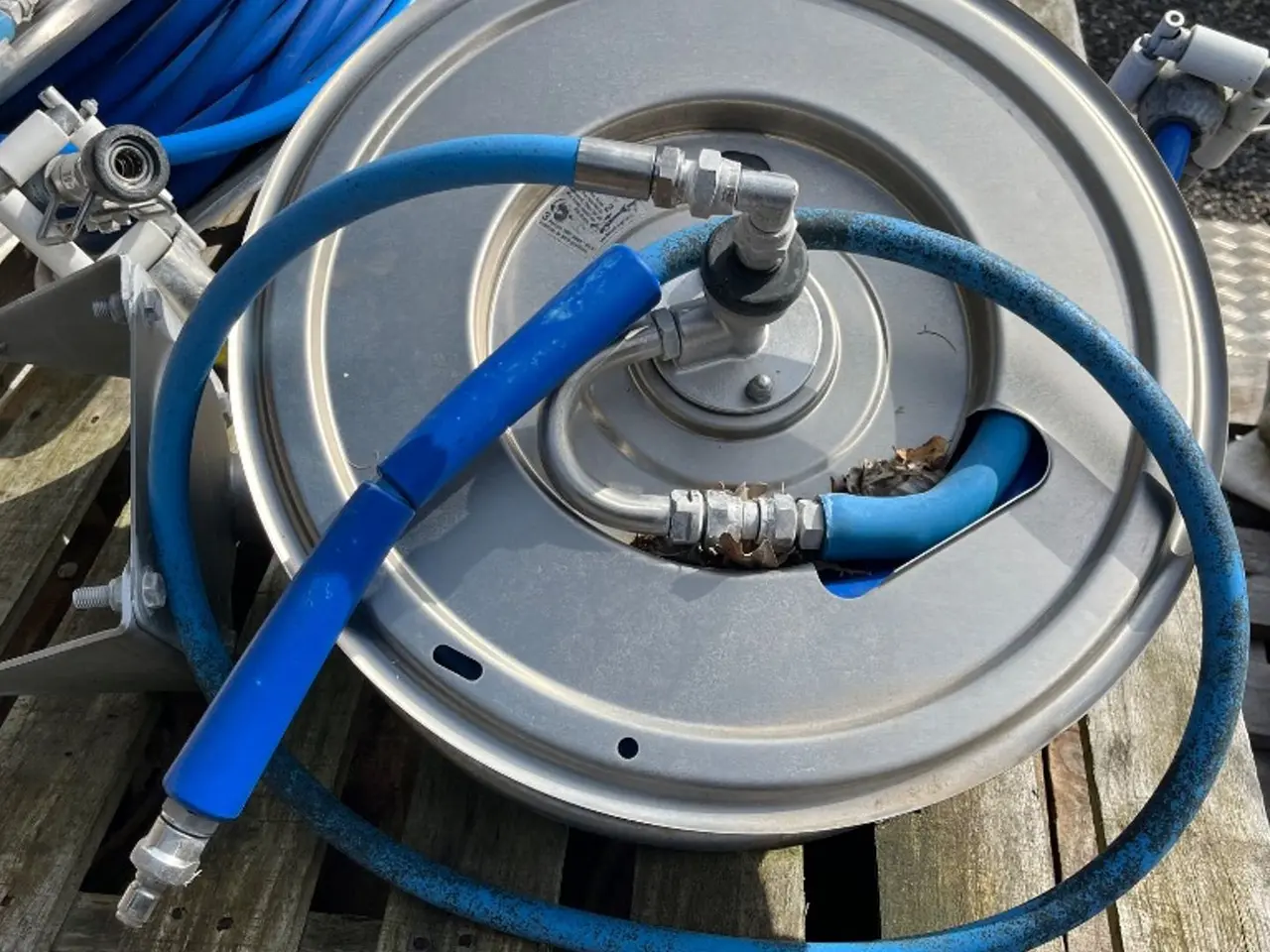 Billede 2 - Nederman Rustfri slangerulle 25 Meter