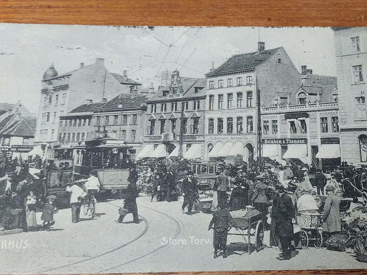Billede 9 - Postkort lot 5 stk. motiver af det gamle Aarhus