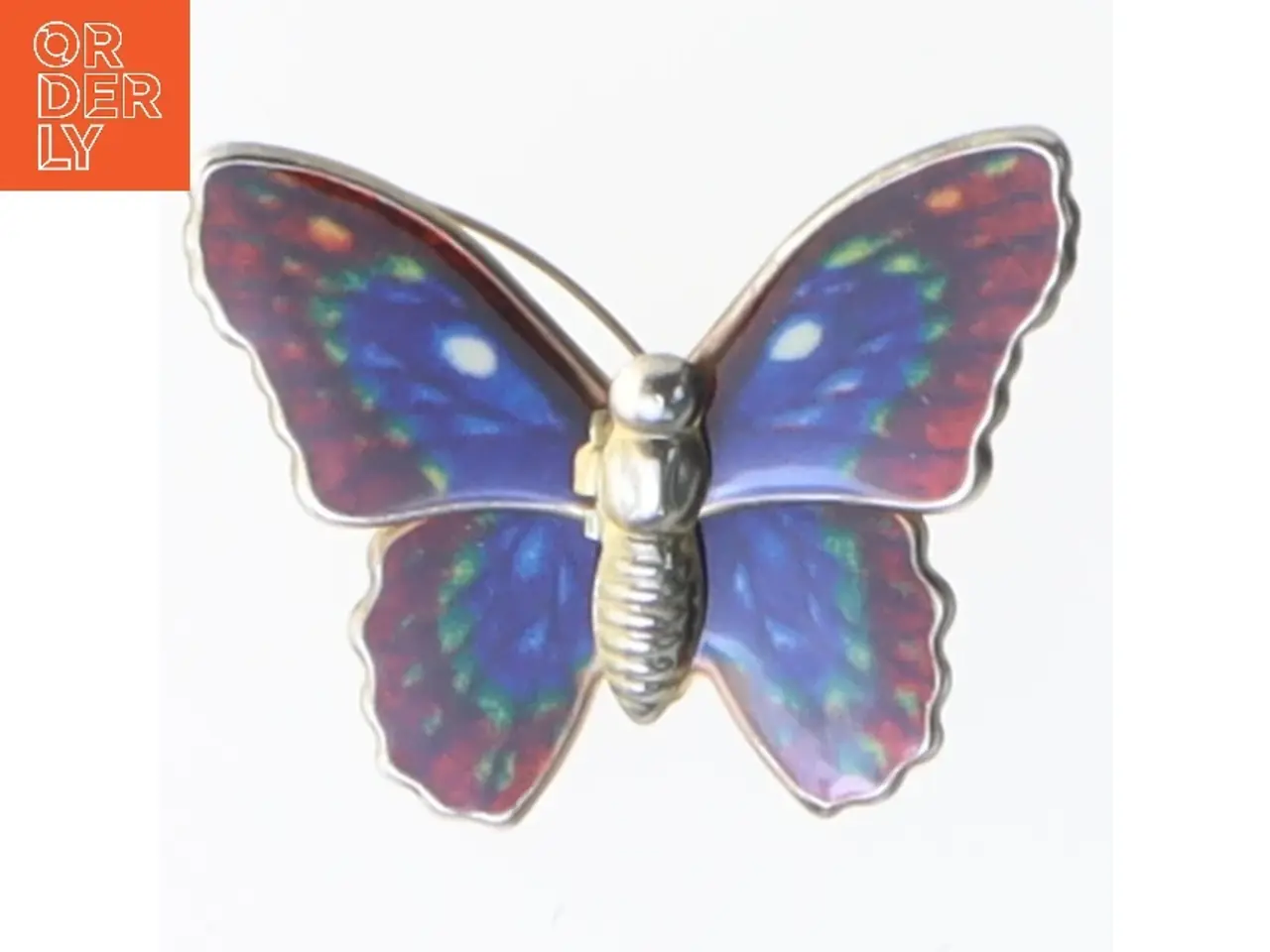 Billede 1 - Sommerfugl broche (str. 3,5 cm)