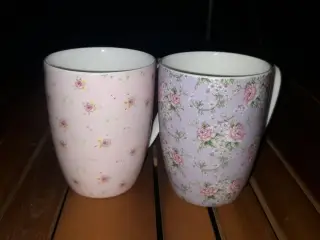 2 stk krus i romantisk stil