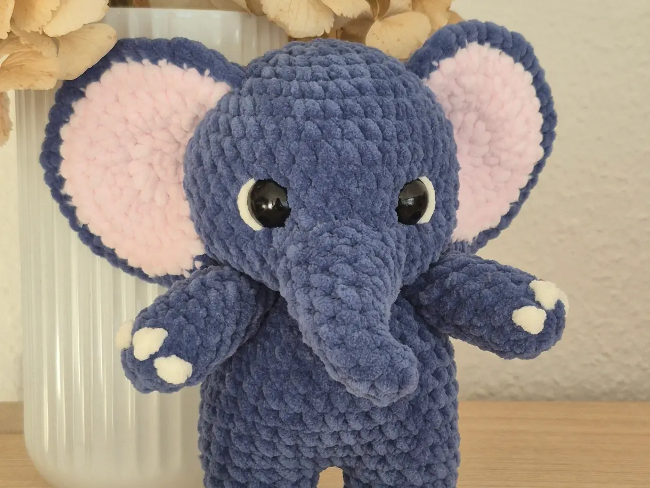Billede 1 - Hæklet elefant bamse