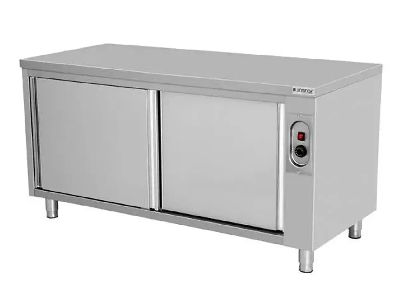 Billede 3 - Varmeskab i rustfri stål – 1800 x 700 x 850 mm