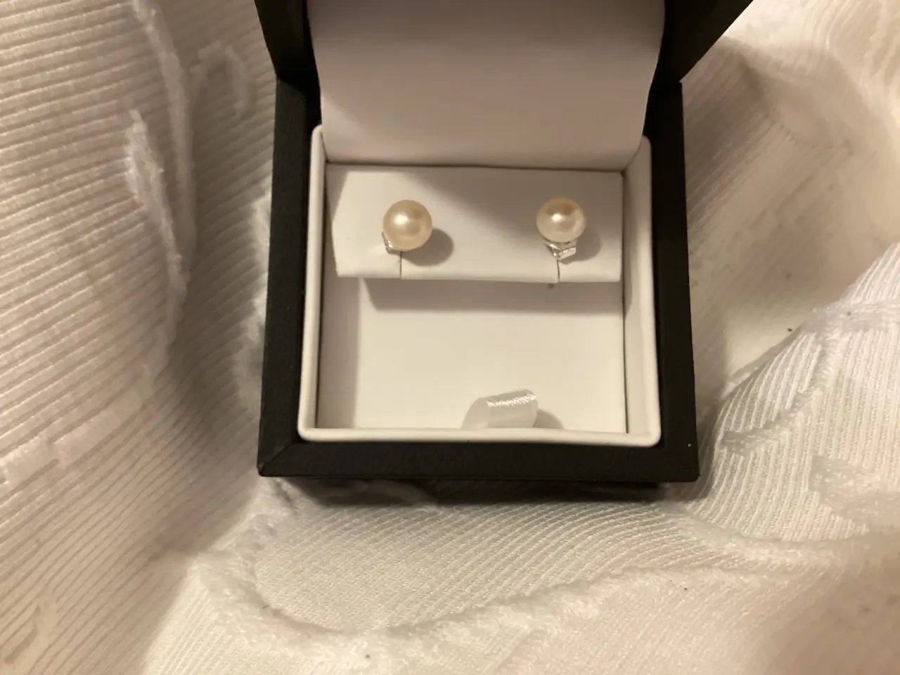 Billede 3 - Beautiful genuine pearl earrings