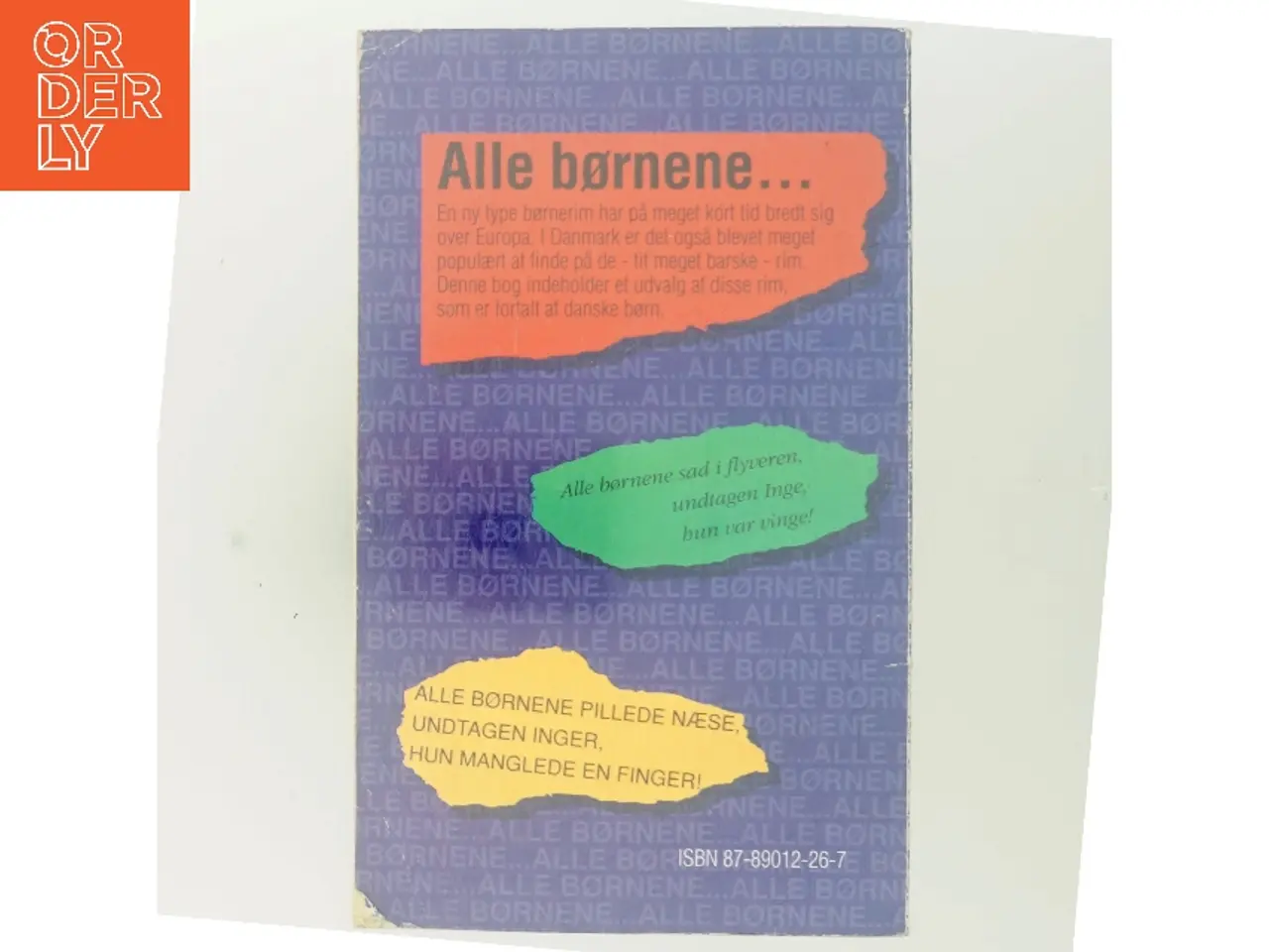 Billede 3 - Alle børnene... Nye barske børnerim af Ukendt (Bog)