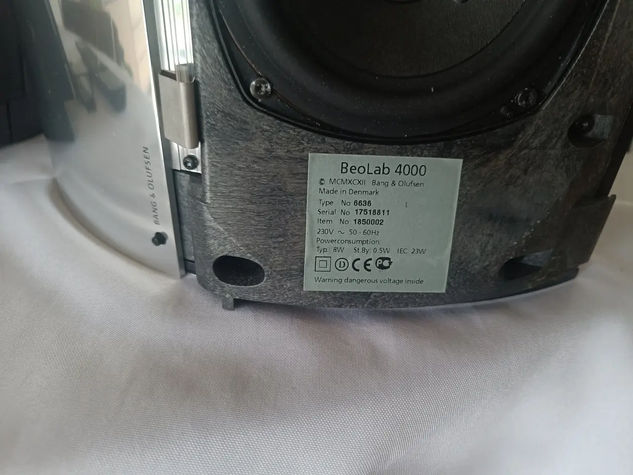 Billede 6 - Beosound 3000 med 2 stk Beolab 4000