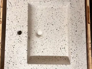 Ny flot Terrazzo håndvask - i original emballage