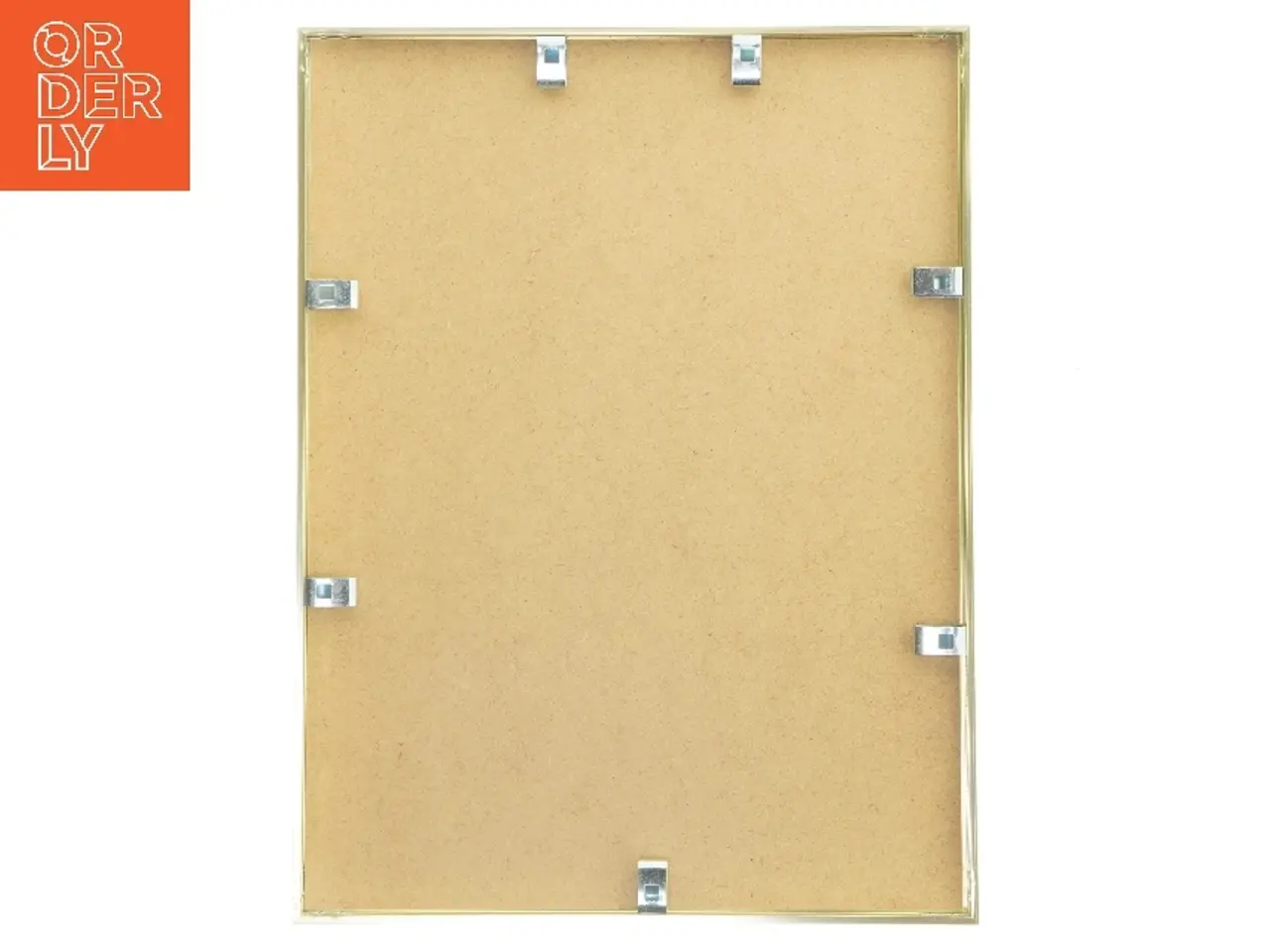 Billede 4 - Indrammet billede med bonderoser  (str. 31x41 cm)