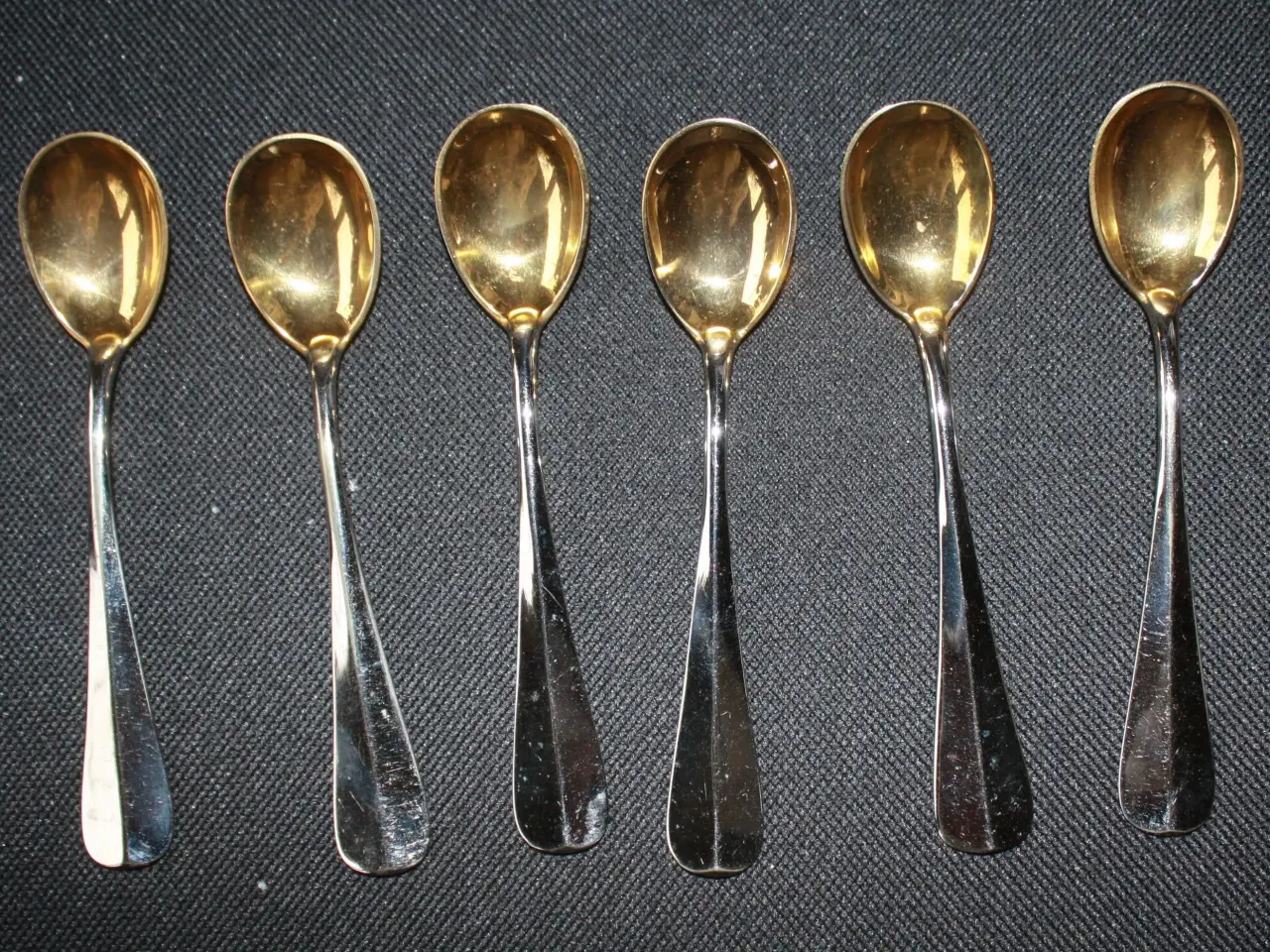 Billede 1 - 6 teskeer af sølvlet