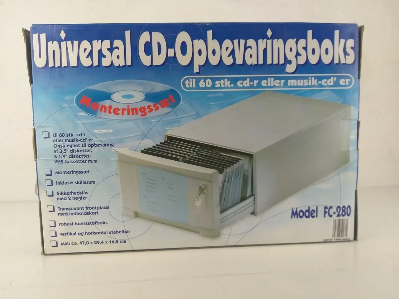 Billede 1 - Cd-skab, Universal CD-Opbevaringsboks