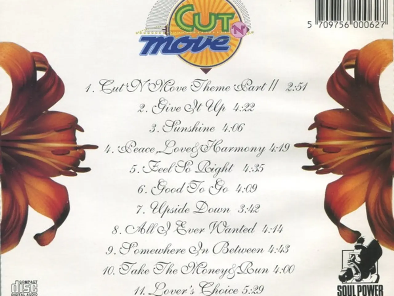 Billede 2 - Cut 'N' Move – Peace, Love & Harmony – CD
