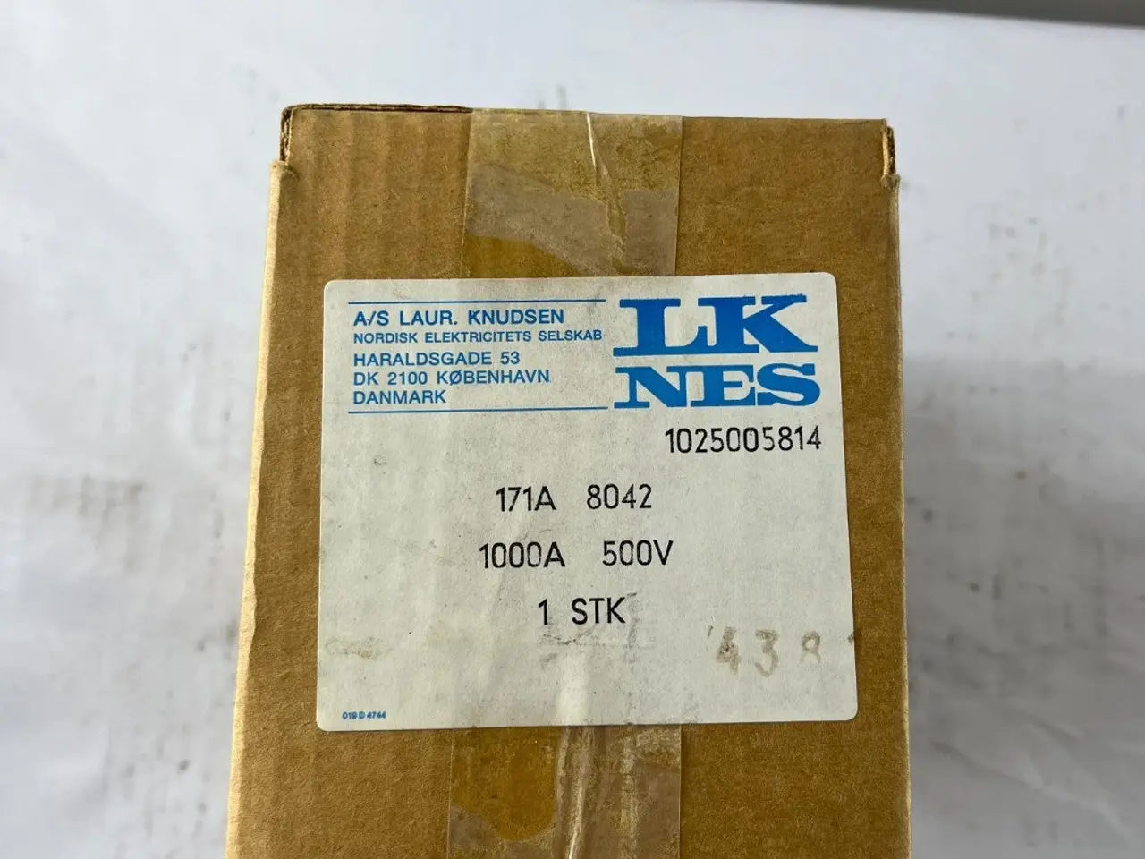 Billede 4 - LK-NES 171A8042 DIN 4 Cartridge sikringer 1000A