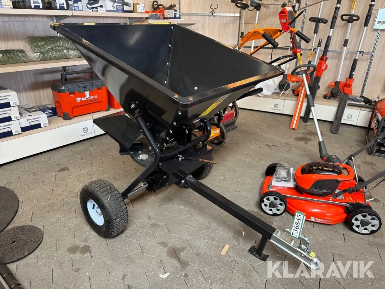 Billede 2 - Saltspreder DK•TEC SP31501 Gødningspreder