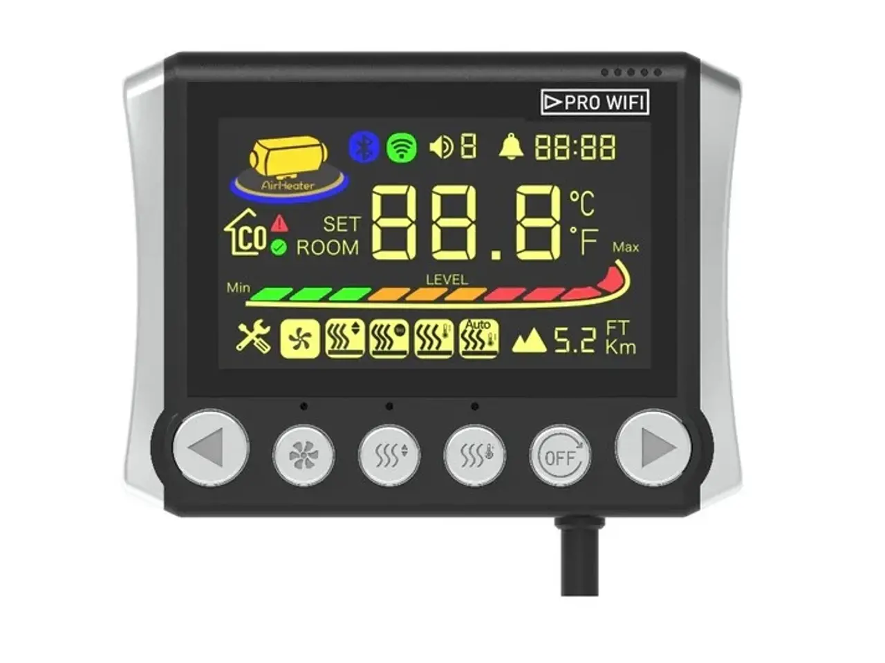Billede 1 - WIFI Bluetooth LCD Display til kinafyr