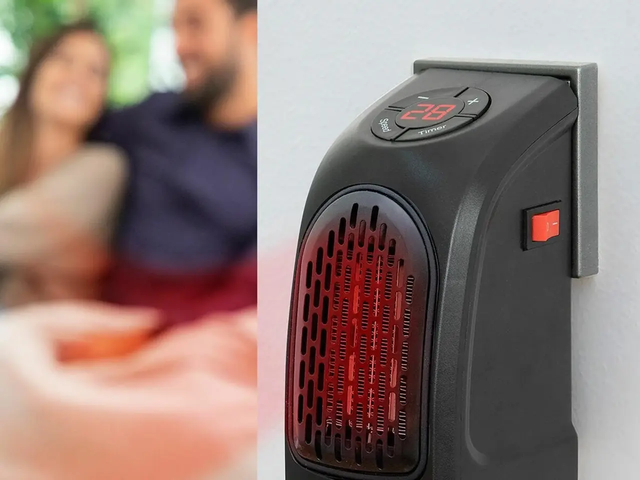 Billede 1 - Varmeblæser til stikkontakt Heatpod 400 W