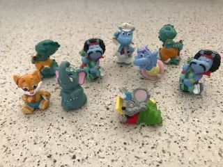 MINI figur fra Kinder Æg: Hippo, Dino m.fl.