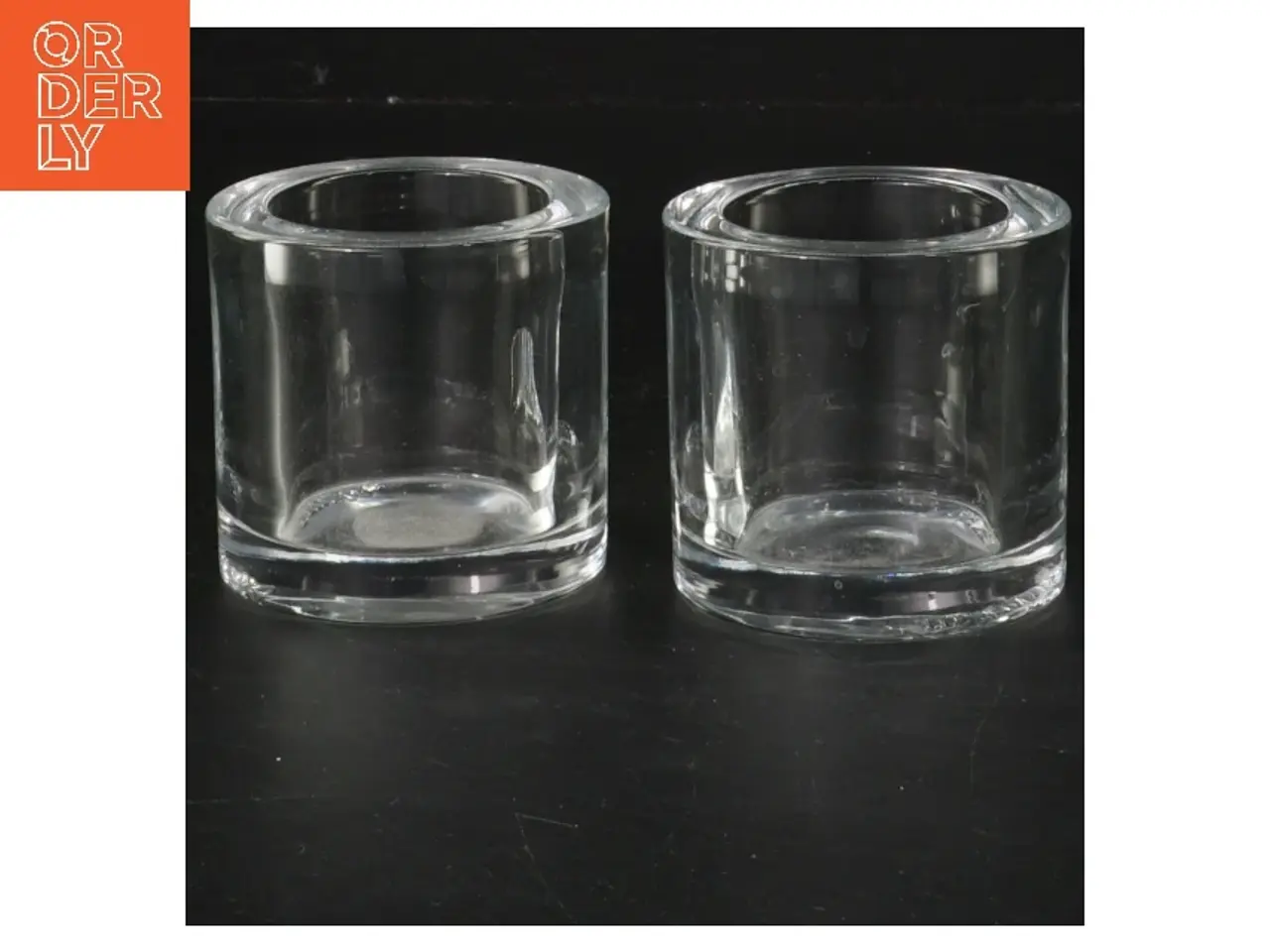 Billede 1 - Runde glaslysestager fra iittala (str. Ø 6x6 cm)