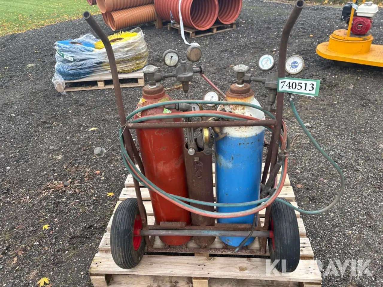 Billede 3 - Ilt og gas stativ.