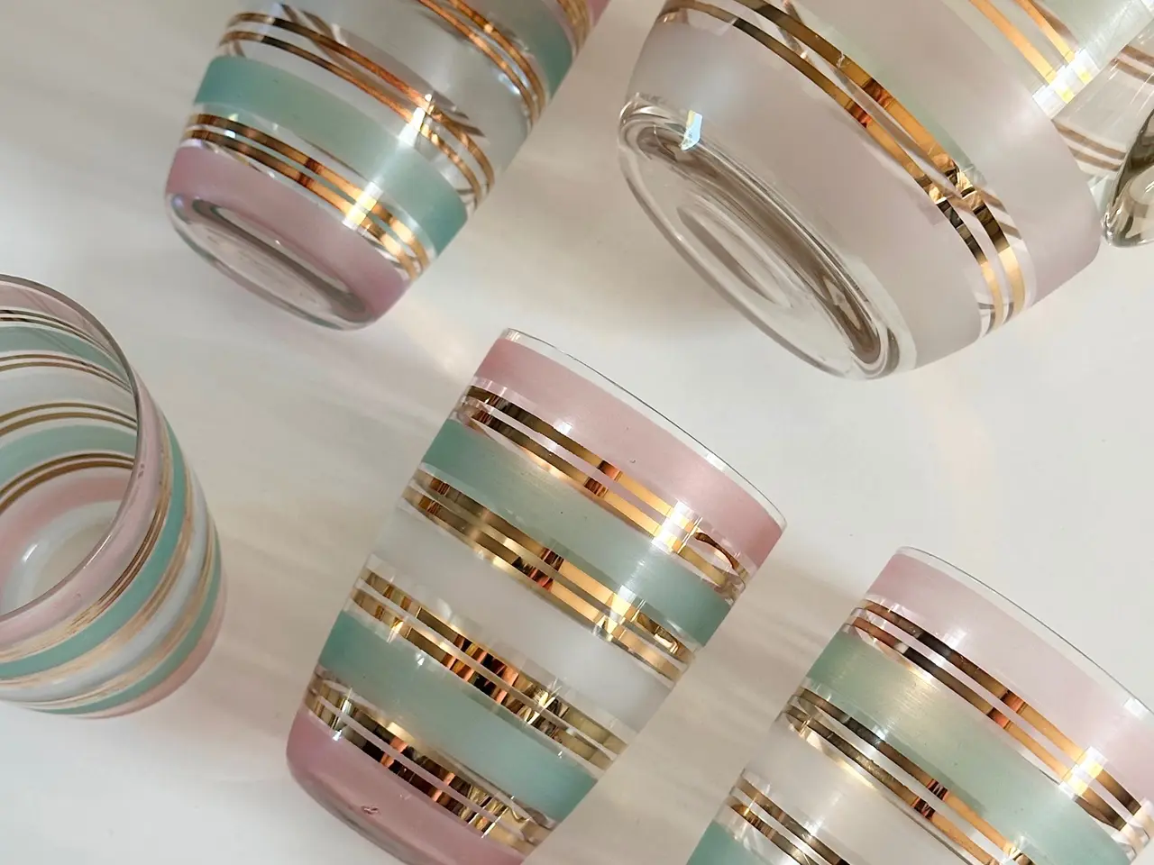 Billede 5 - Vintage kande med 6 glas
