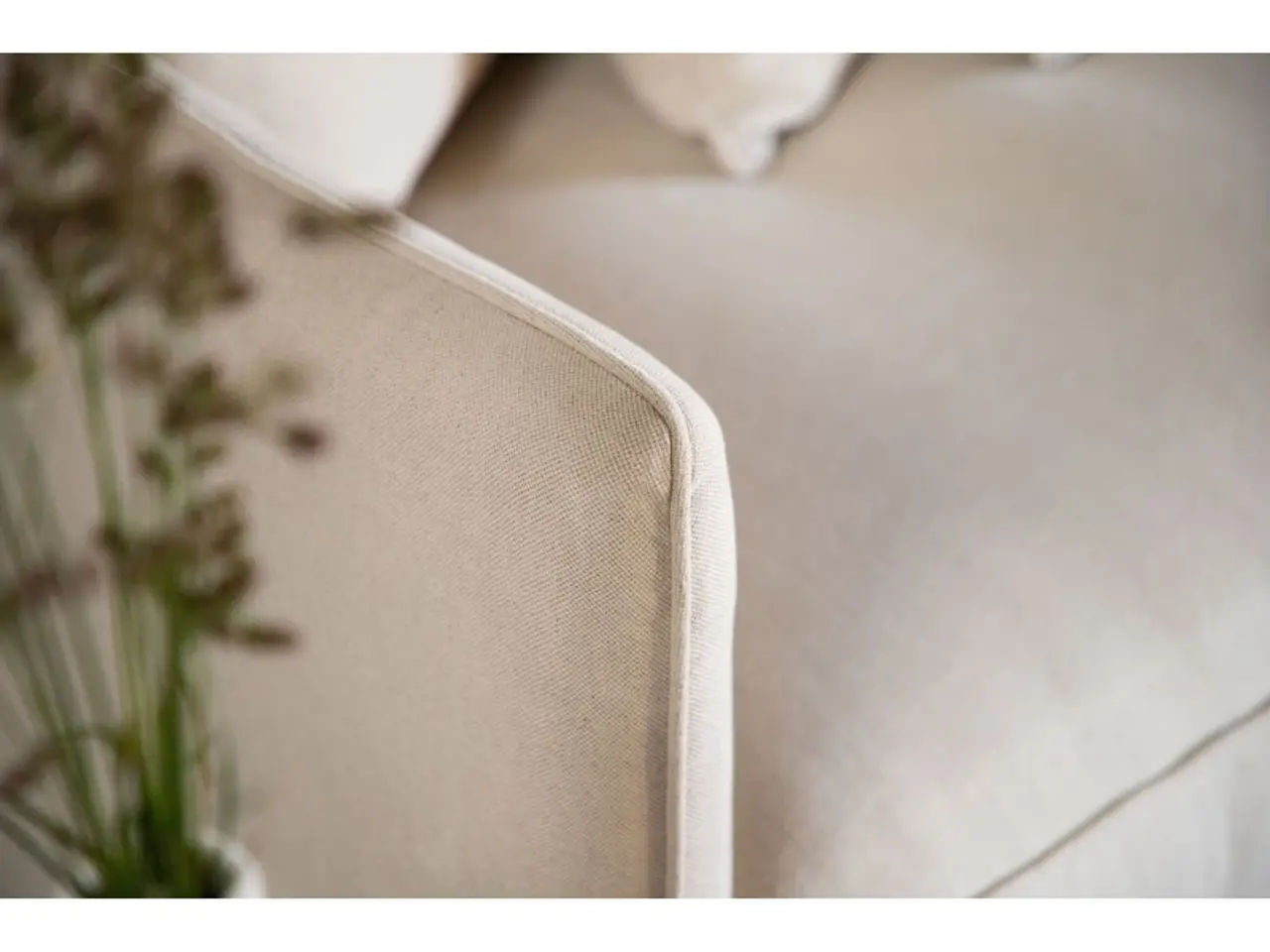 Billede 17 - Segelskaren 3 personers Sofa  - Beige Stof