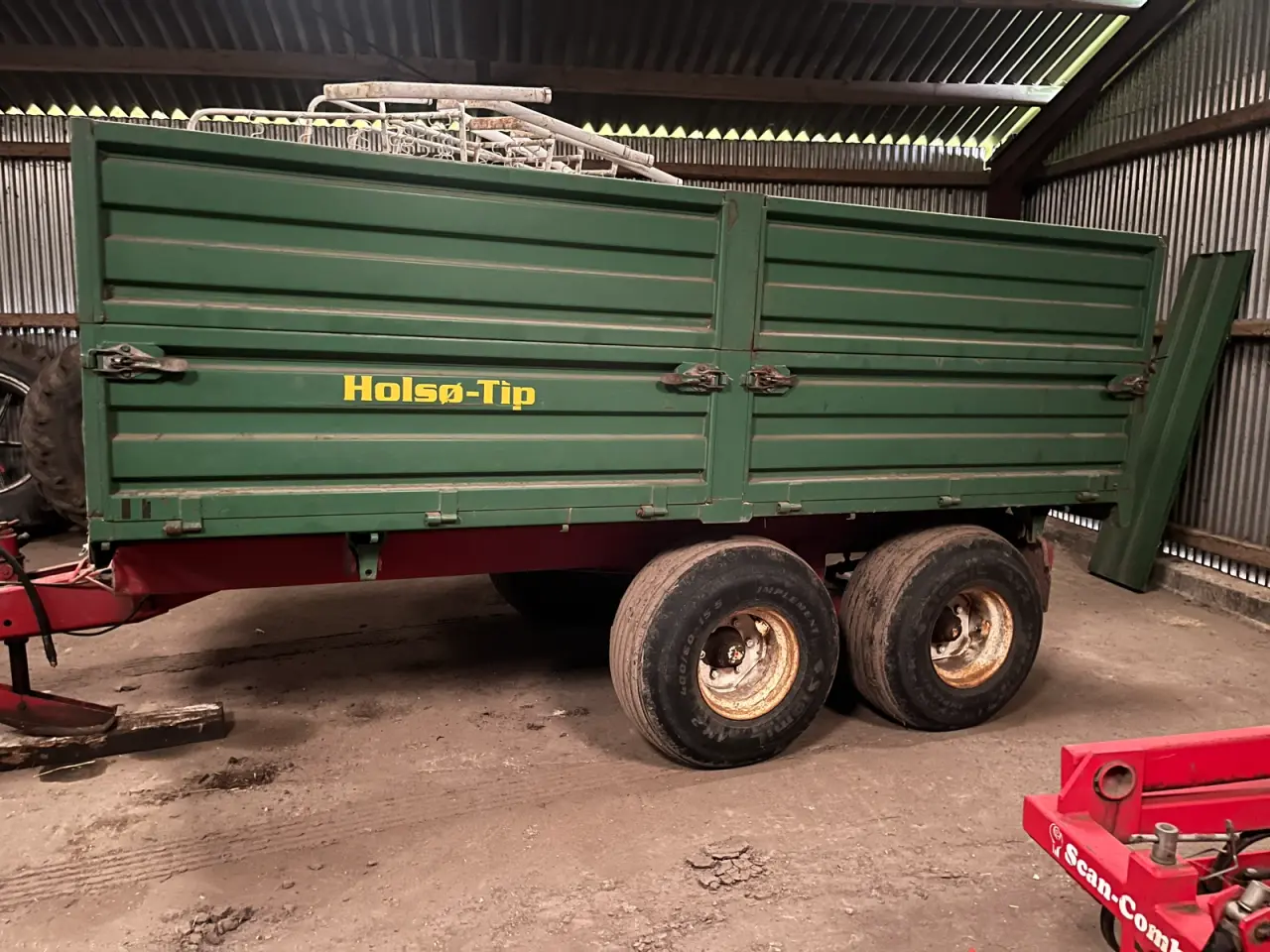 Billede 1 - Holsø tipvogn 8t, 3 vejs tip 
