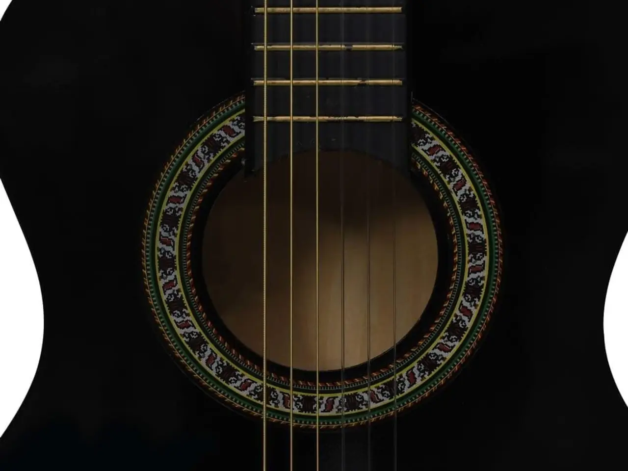 Billede 9 - Klassisk guitarsæt 8 dele for begyndere 1/2 34" sort