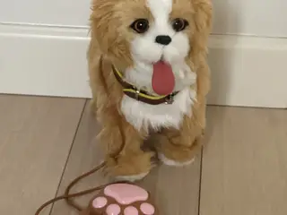 🐶 SØD INTERAKTIV HUNDEBAMSE MED FJERNBETJENING 🐶