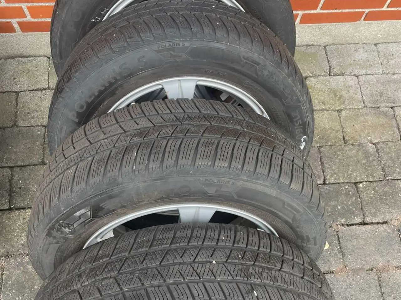 Billede 2 - 16 Ford Aluhjul med super gode vinterdæk 5x108