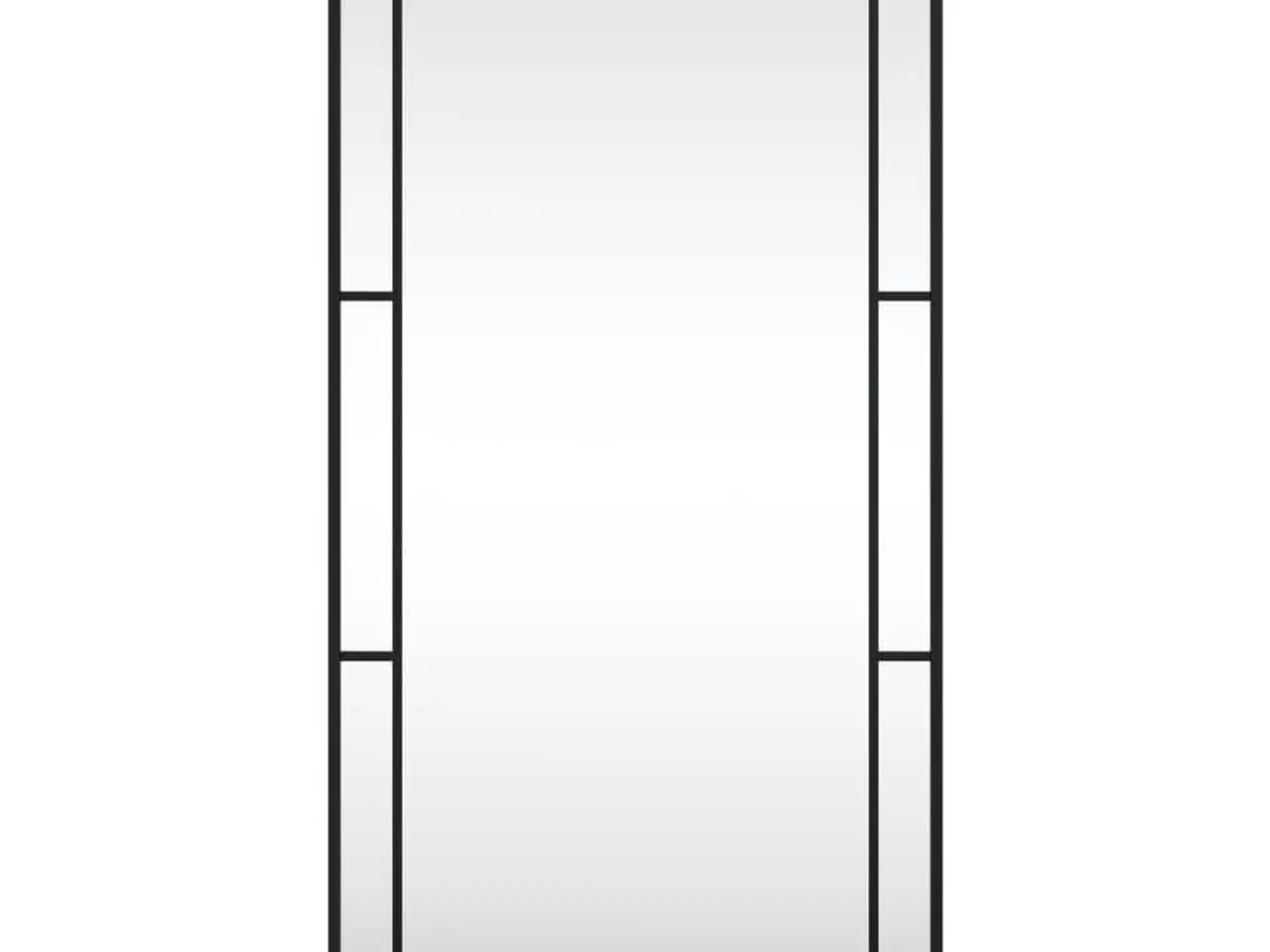 Billede 3 - Vægspejl 50×100 cm - rektangulært med sort jernramme