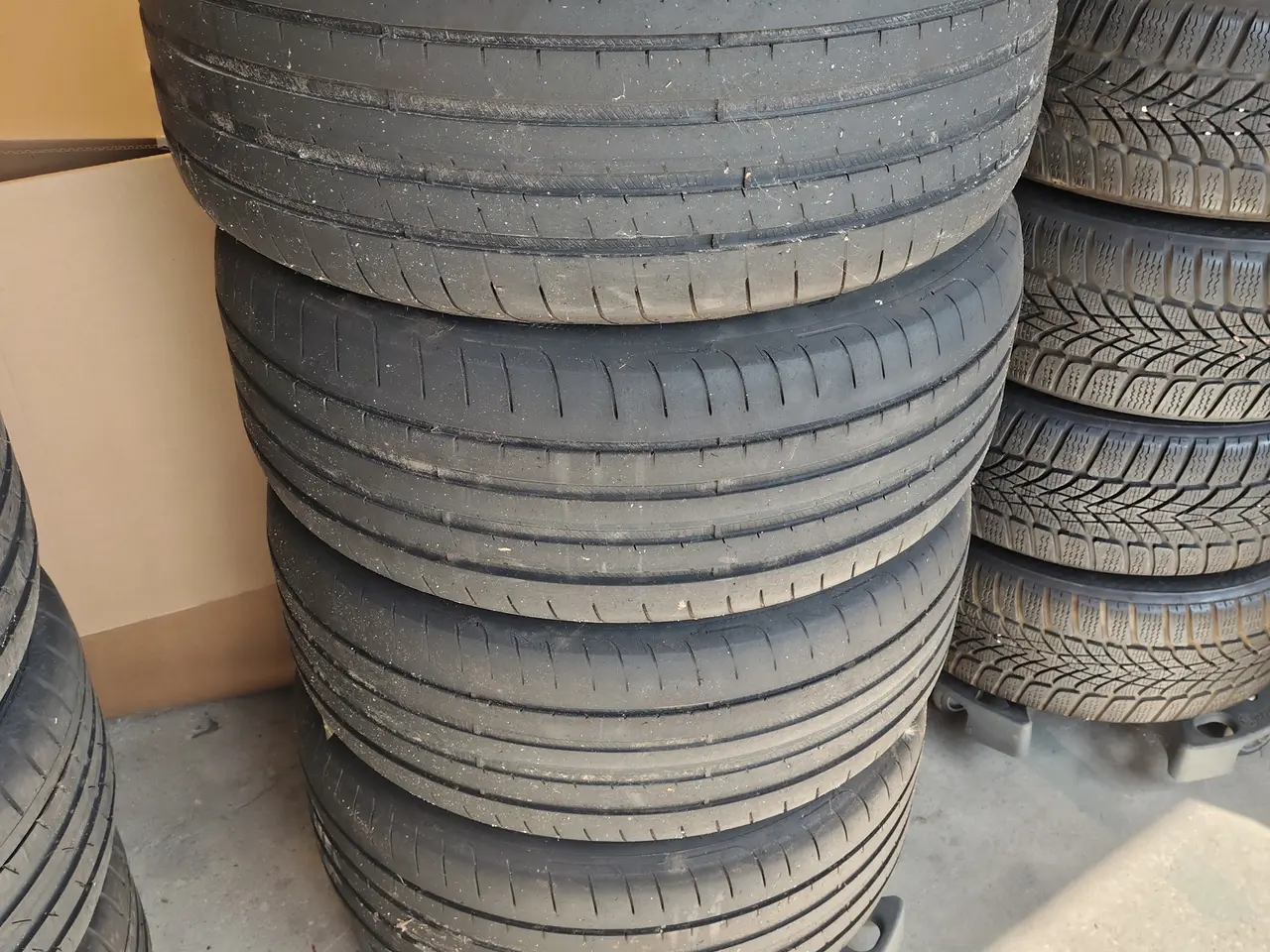 Billede 1 - Fire alufælge med dæk GOOD YEAR 255/45 R 18