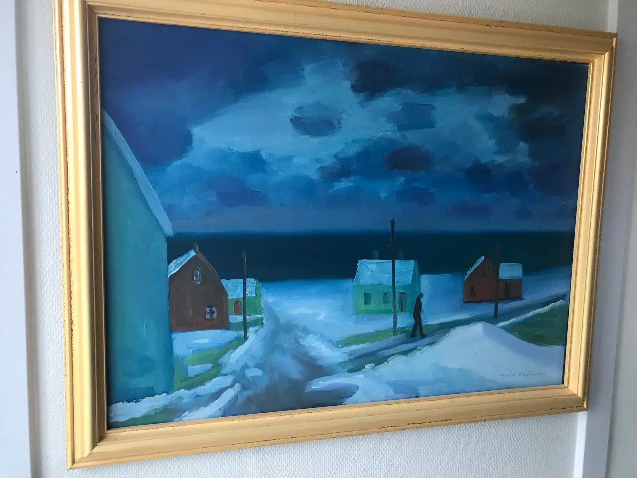 Billede 4 - "Vintereftermiddag ved Havet, 1965 K.Kristensen