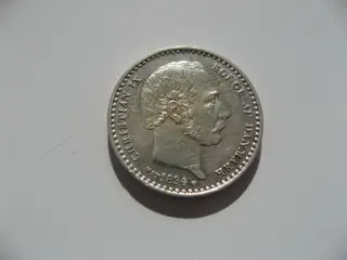 Særdeles flot delfin 25 øre 1894