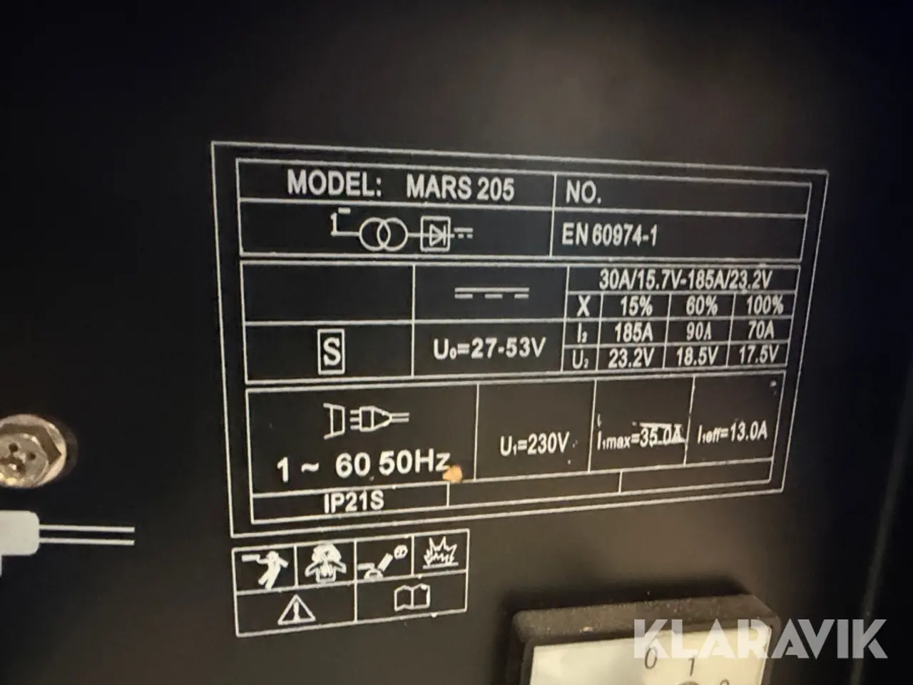 Billede 8 - Svejsemaskine Primus Danmark Mars 205 MIG/MAG 230 V – 185 A