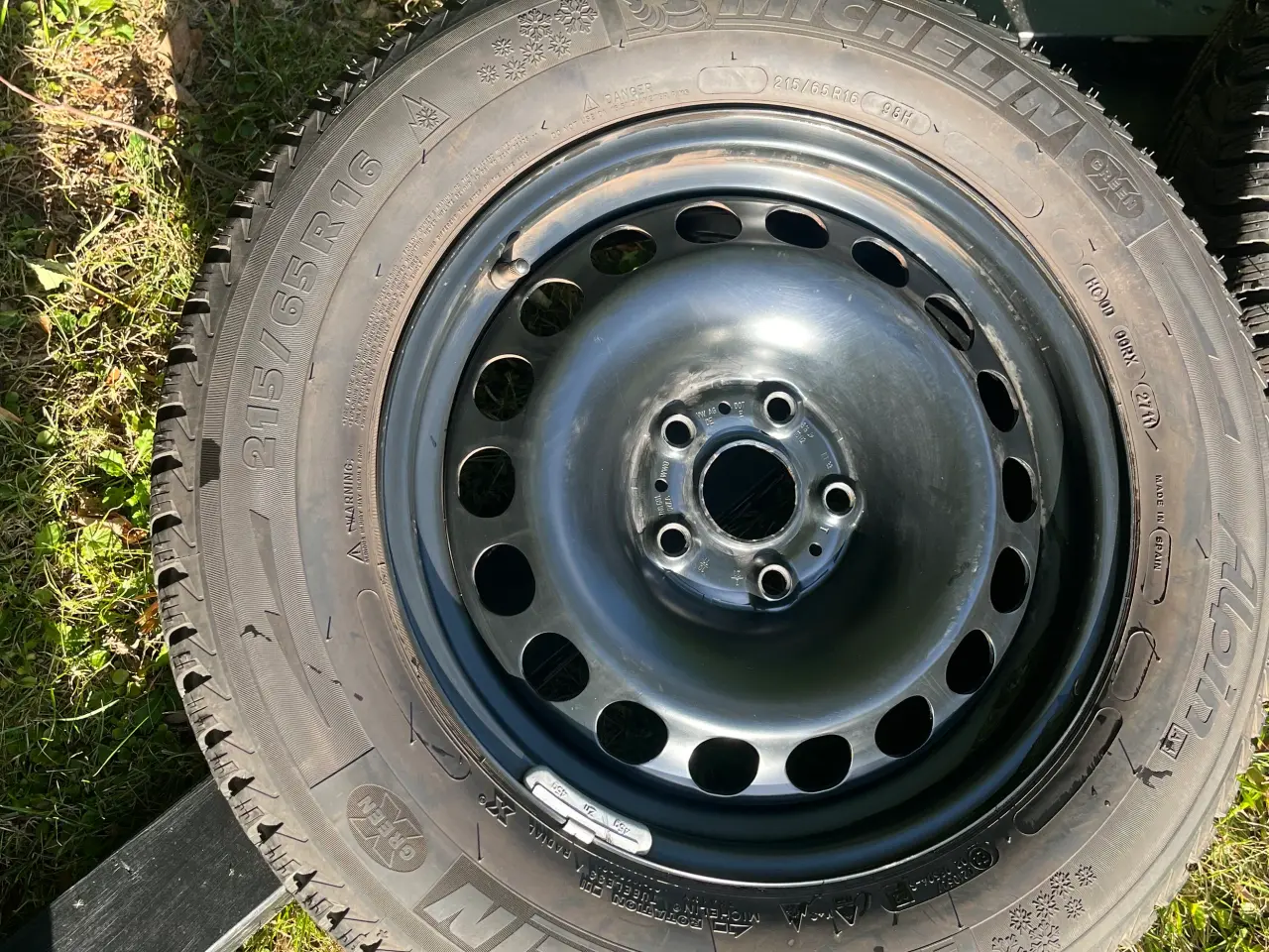 Billede 2 - 5x 112 passat fælge vinterdæk