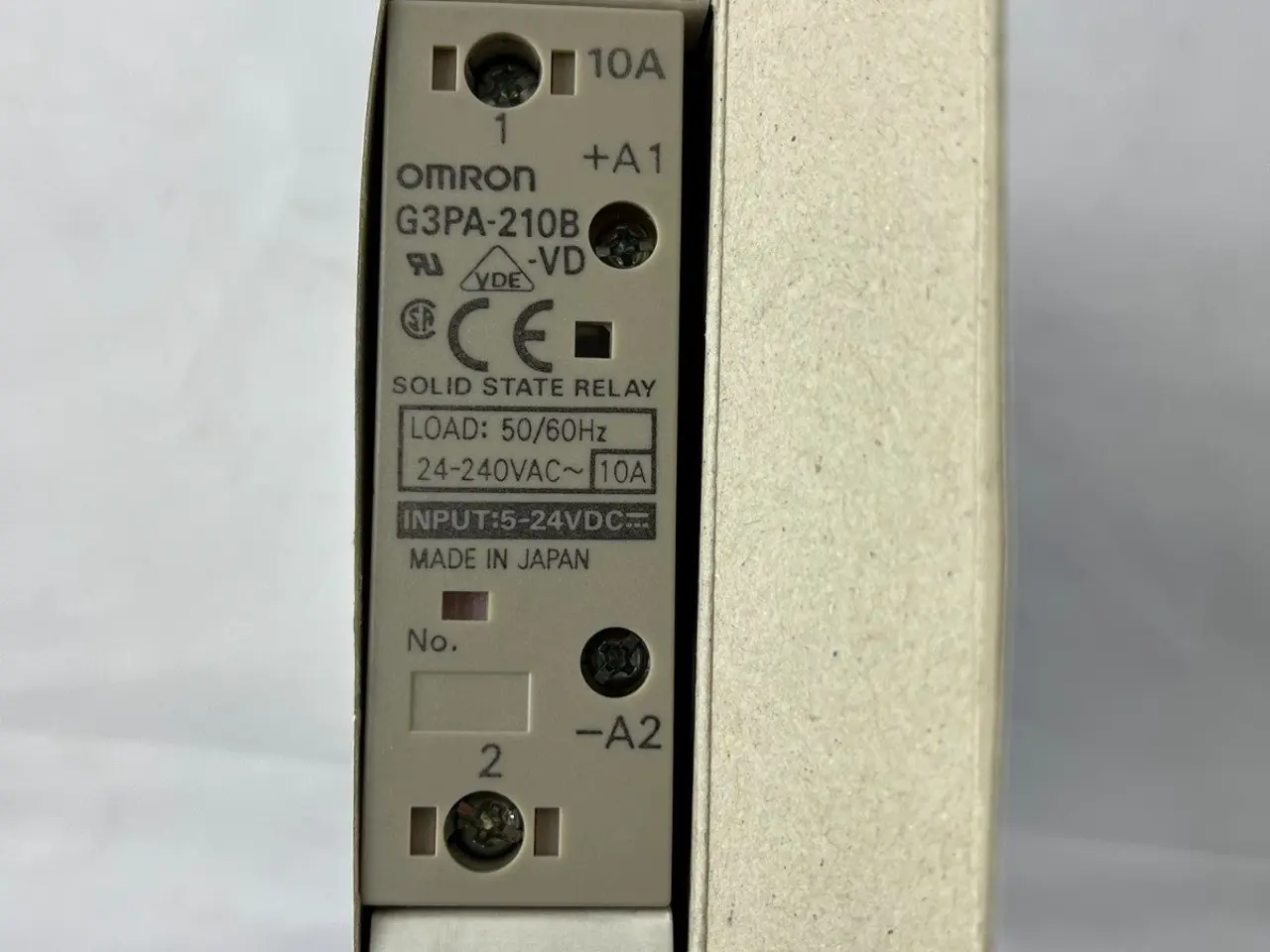 Billede 6 - Omron G3PA‑210B‑VD Solid State relæ 10A 24–240Vac