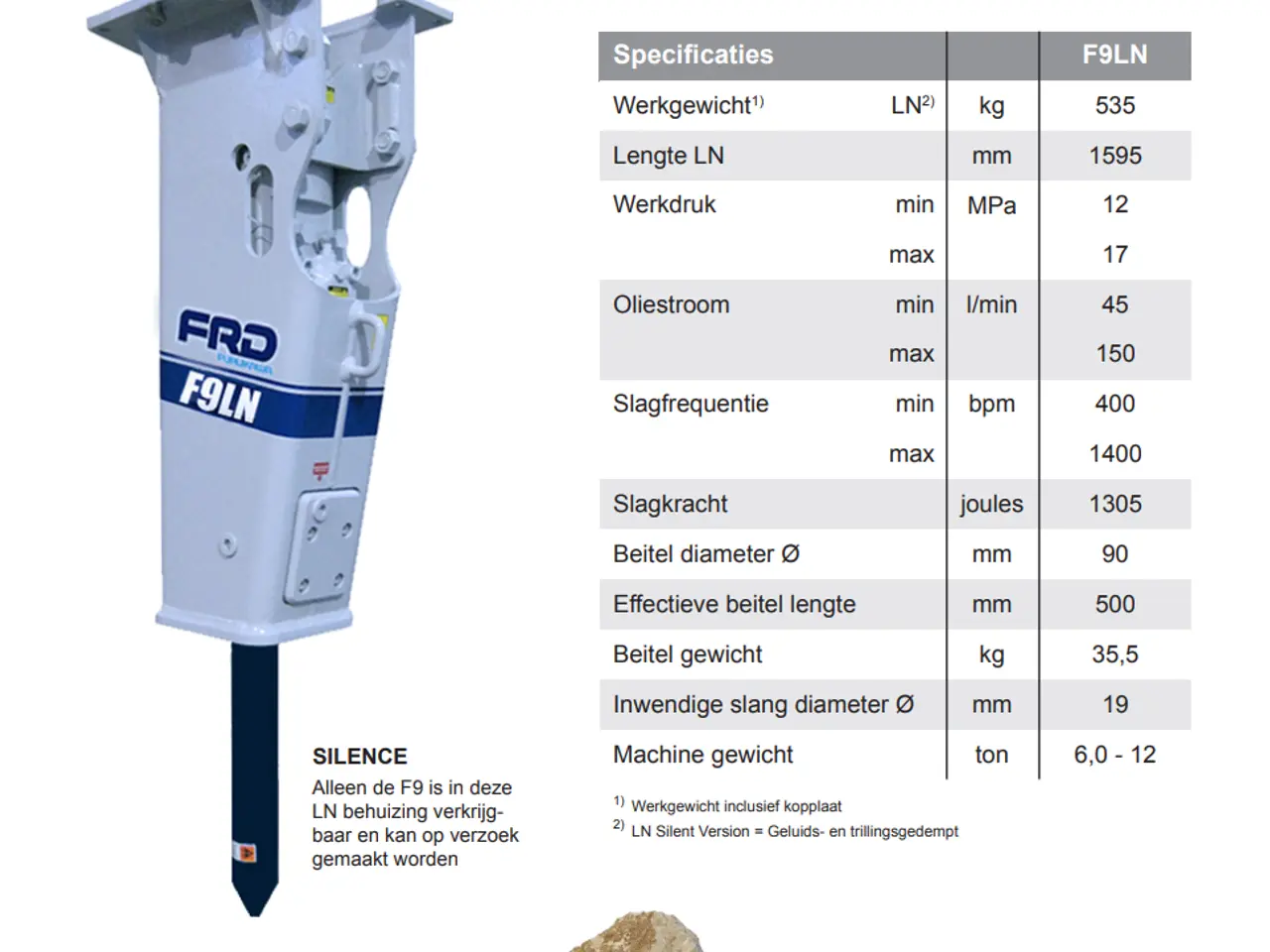Billede 3 - Hydraulisk hammer FRD. F9 LN
