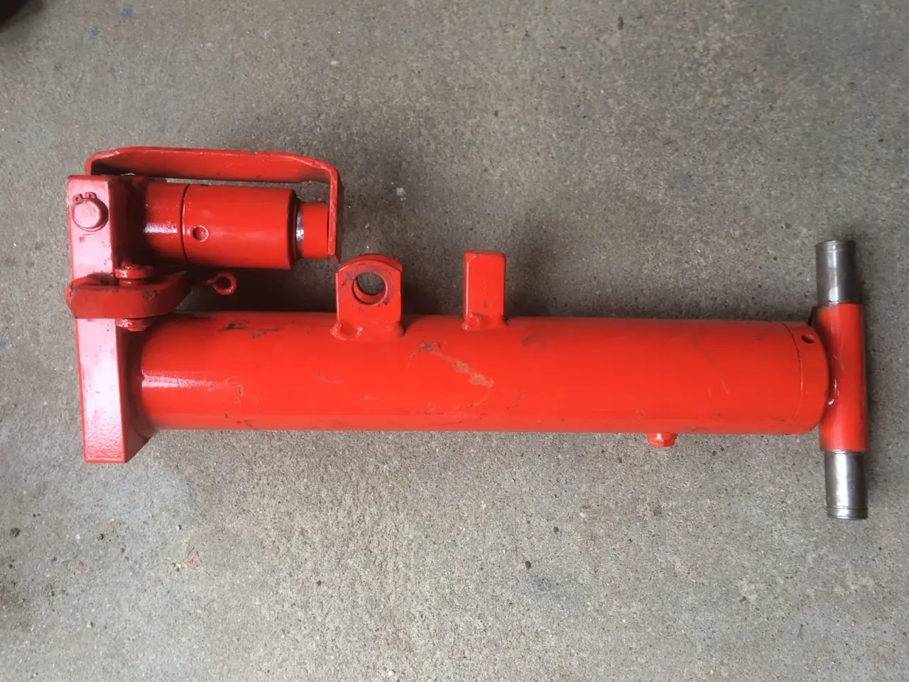Billede 1 - Hydraulik stempel med pumpe.