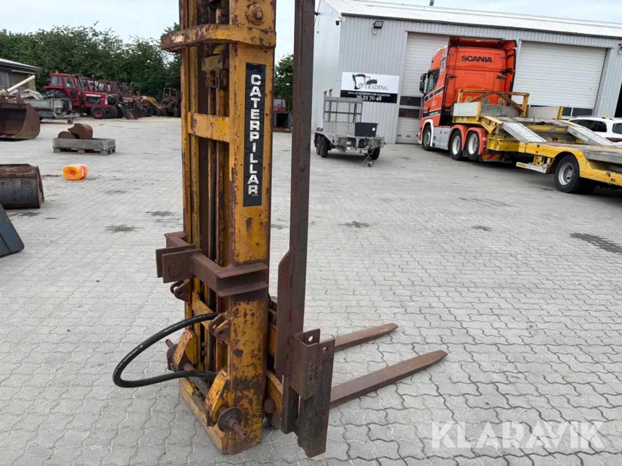 Billede 3 - Gaffeltårn til traktor Caterpillar