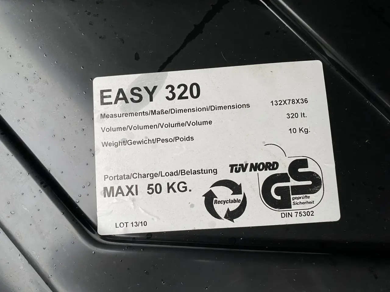 Billede 2 - Tagbox 320 ltr