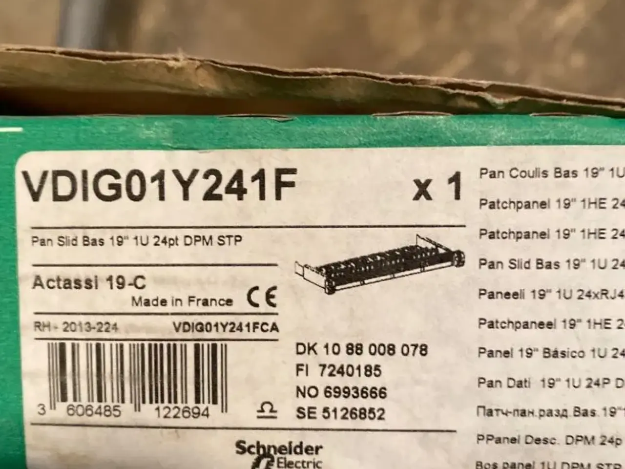 Billede 2 - 19 tommer patch panel
