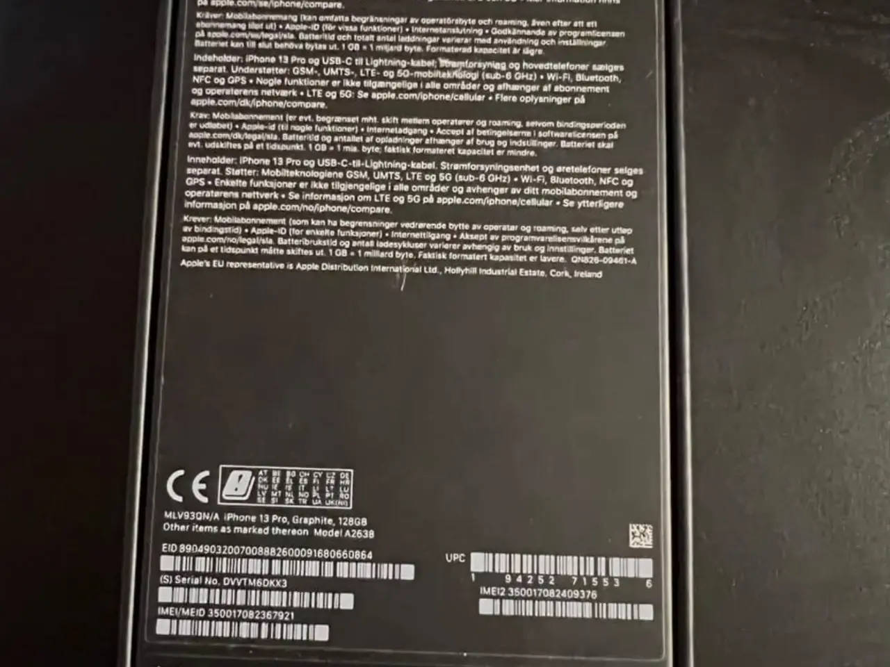 Billede 3 - God Iphone 13 pro, 128 gb i farven spacegrey.