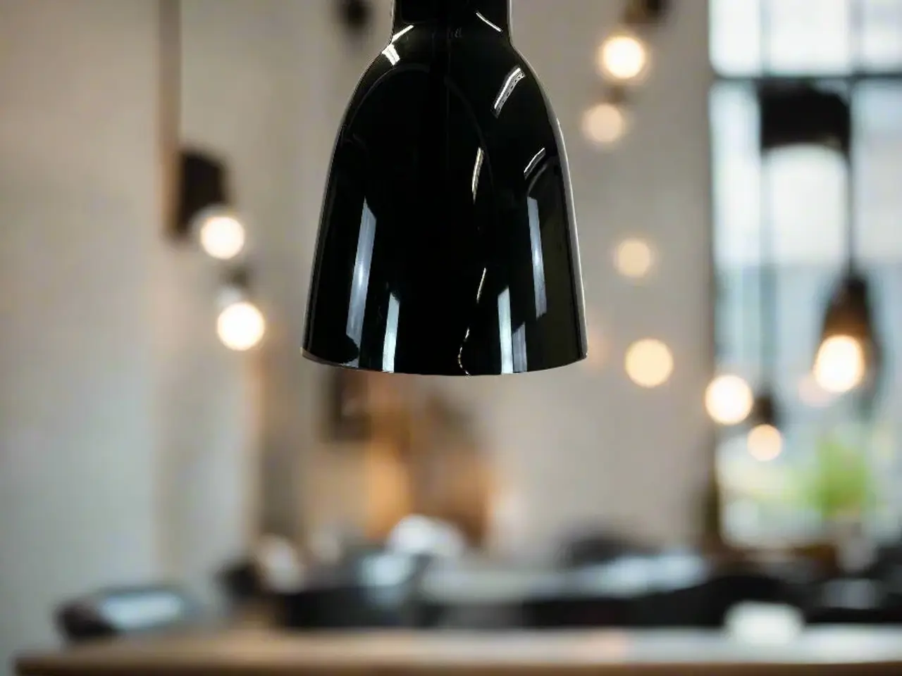 Billede 2 - Fritz Hansen Caravaggio P2 Lampe – Sort H 33 cm