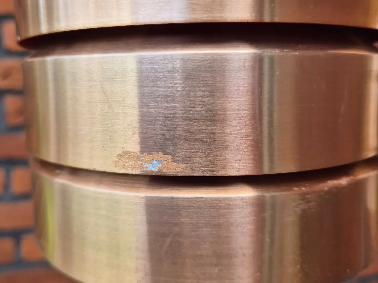 Billede 10 - Cylindriske kobberfarvede retrolamper