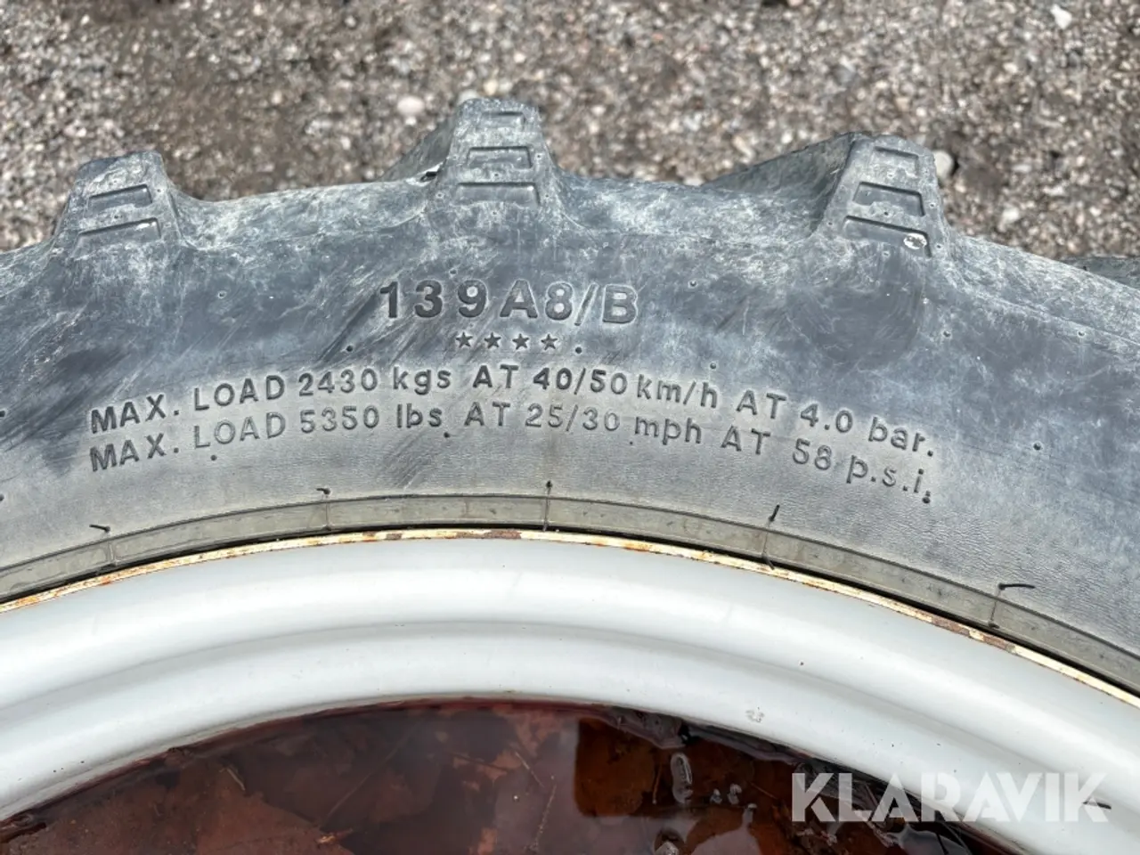 Billede 12 - Traktorhjul BKT Agri Max RT955 270/95R36 2 styk