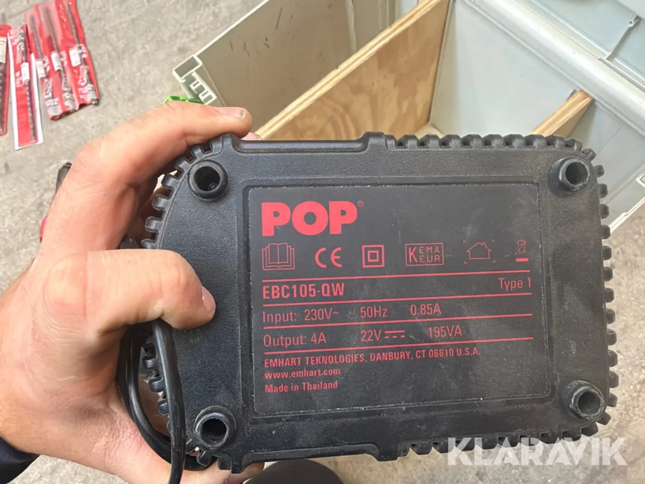 Billede 7 - Blindnittetang POP PB2500 Med batteri og lader