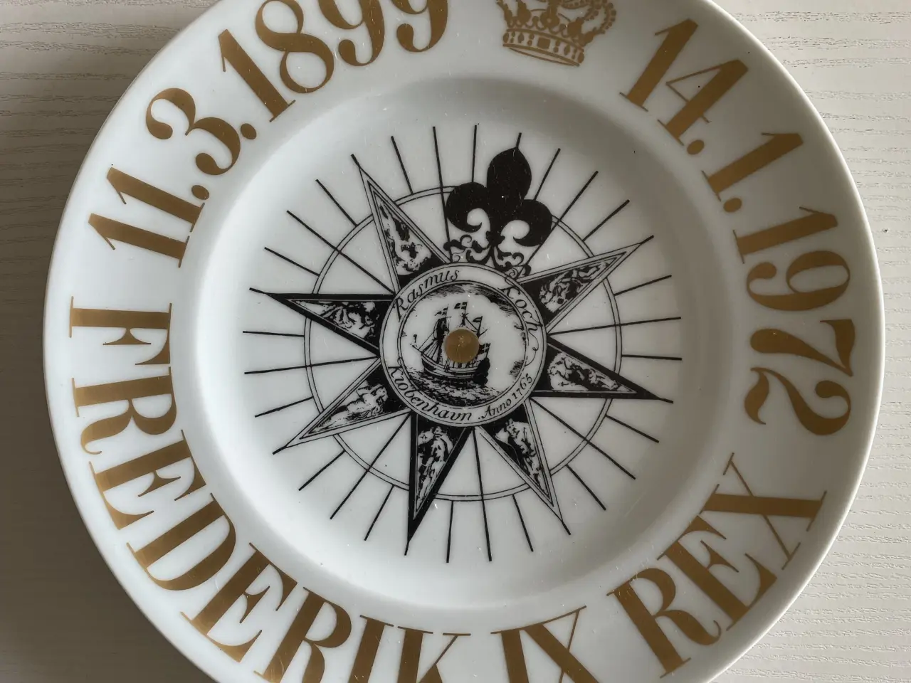 Billede 1 - Frederik IX Mindeplatte, 1899-1972