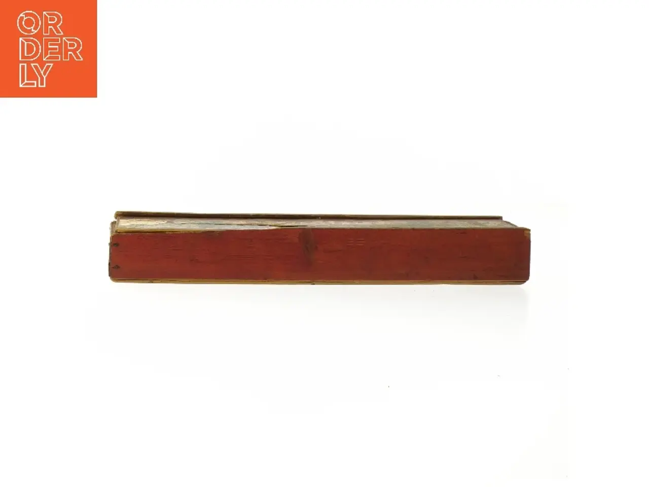 Billede 3 - Antikt Dominosæt i trææske (str. 4x26x6 cm)
